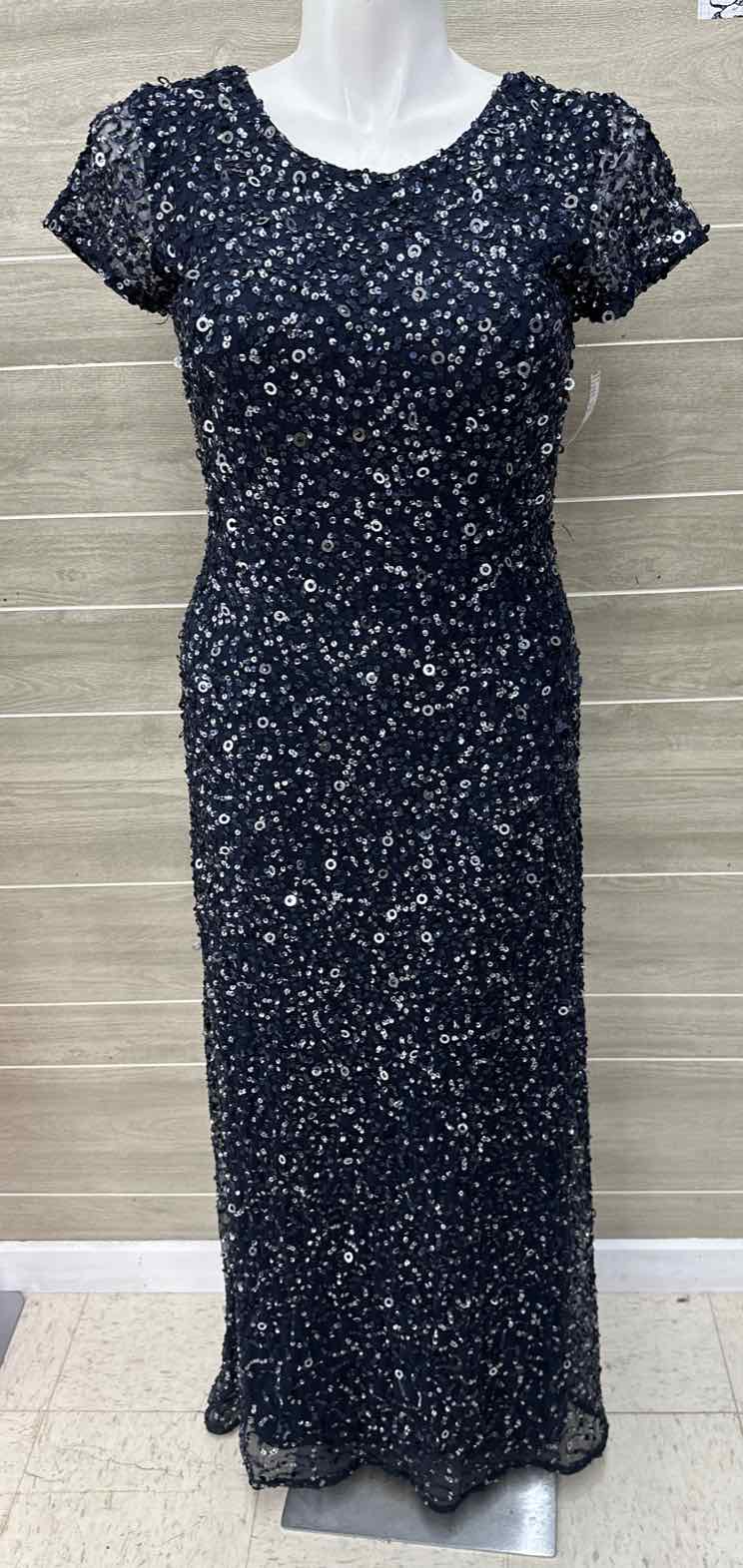 Adrianna Papell Navy Womens Size 10 Gown/Evening Wear