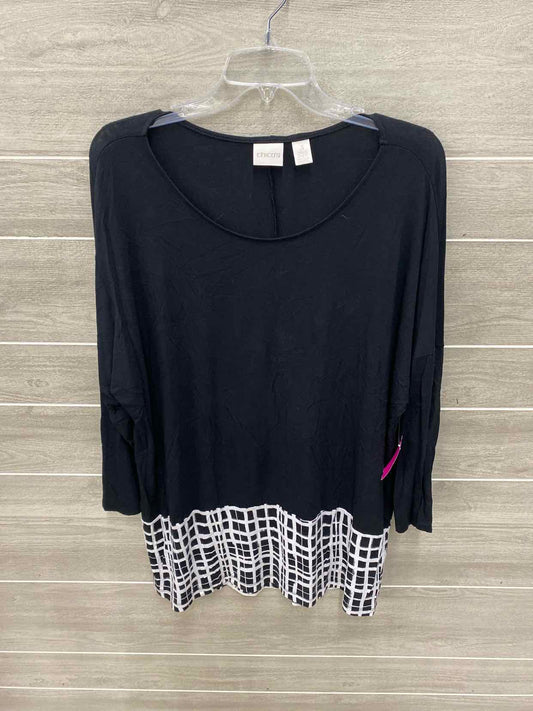 Chico's Black Womens Size 16 Shirt