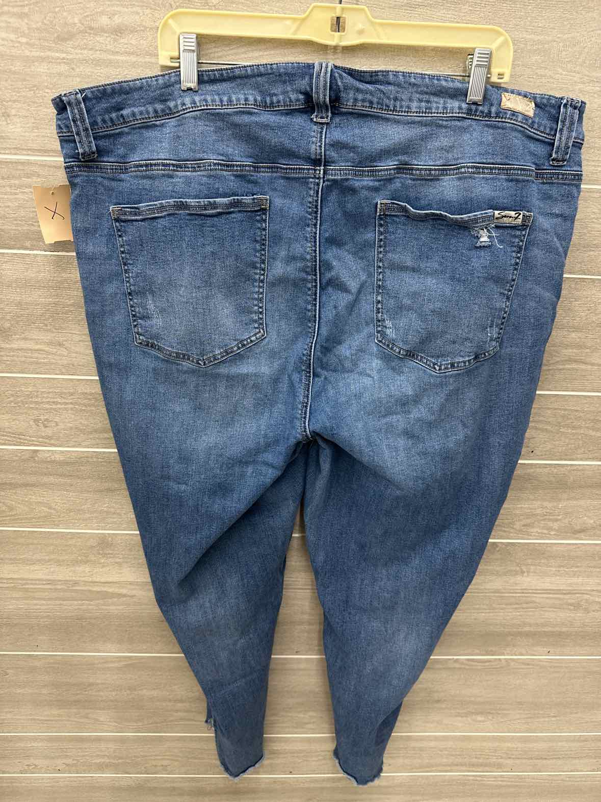Seven7 Blue Womens Size 24W Jeans