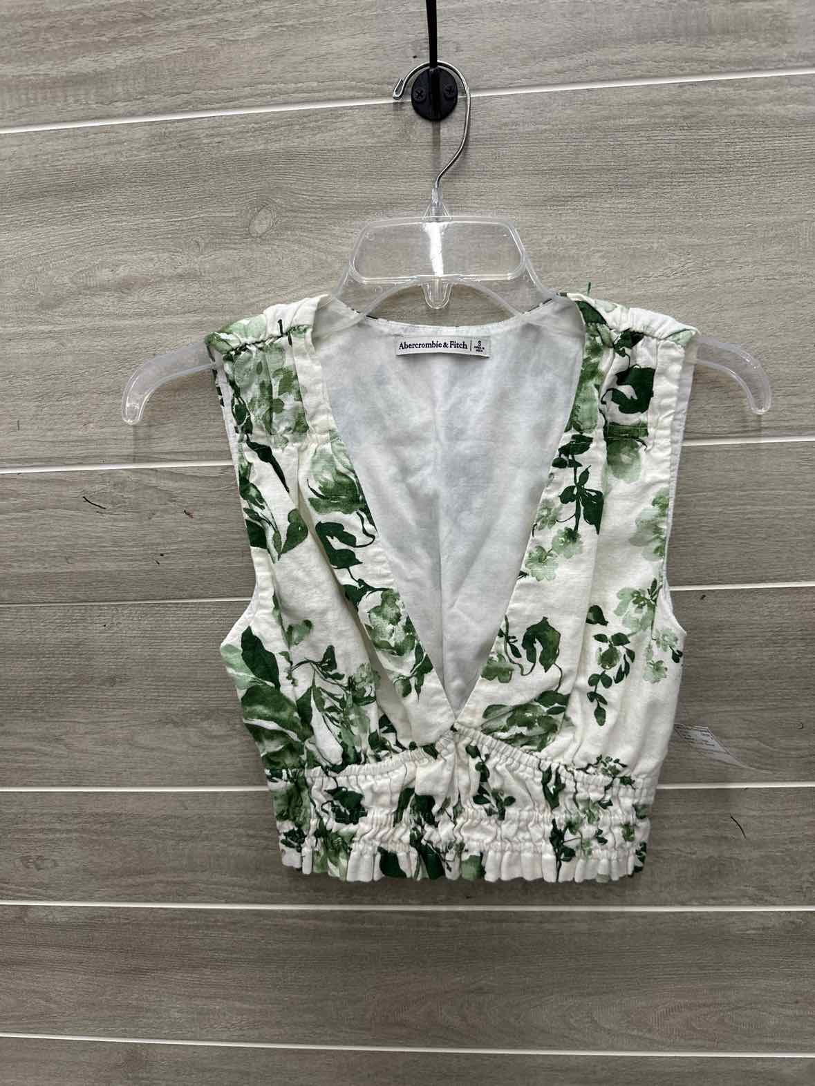 Abercrombie & Fitch Size S Green Junior Tank Top