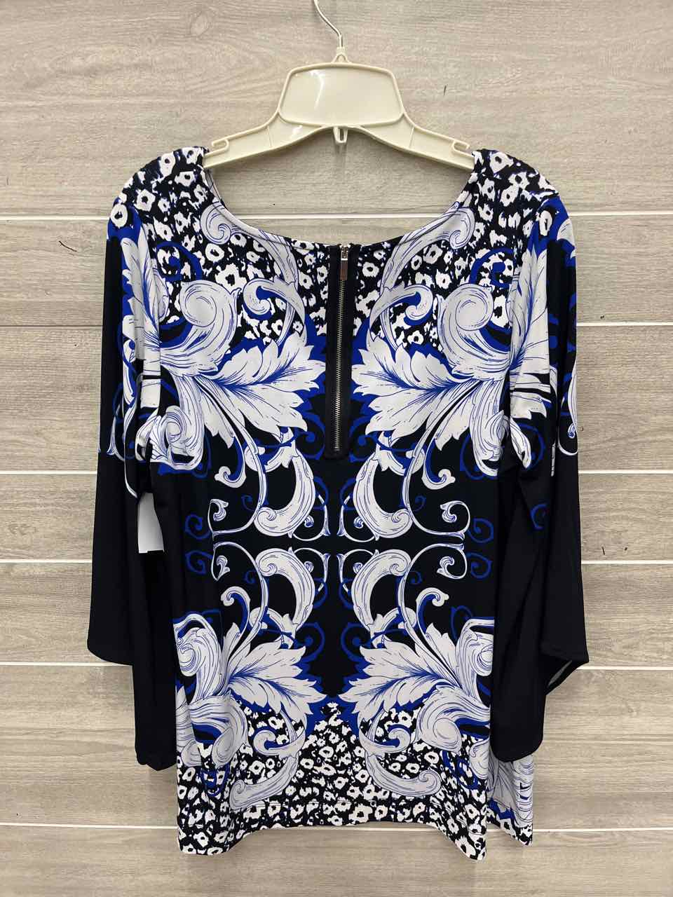 Alfani Blue Womens Women Size XL Shirt