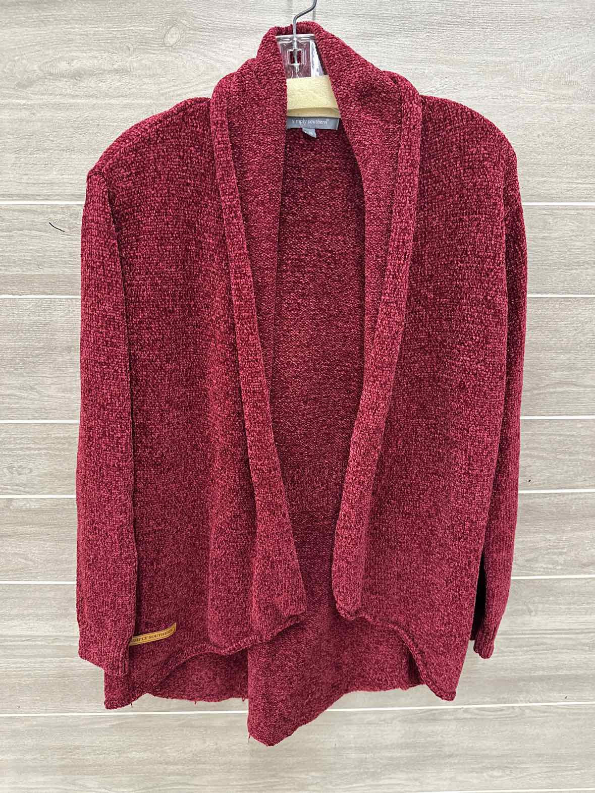 Simply Southern Burgundy Womens Women Size Small Sweater