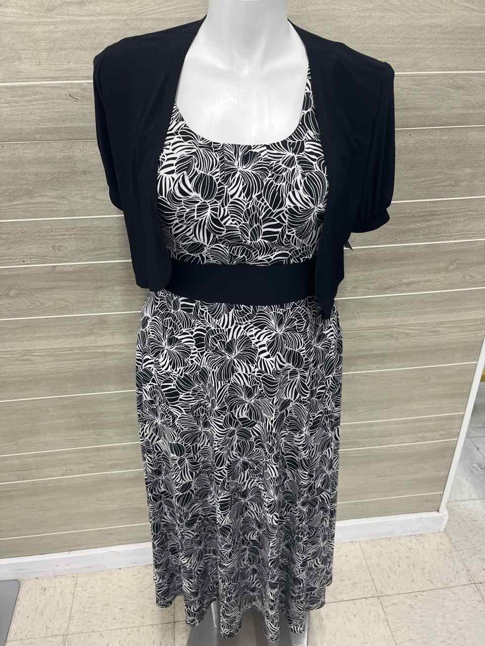 Percpetions Size 14 Black Womens Dress