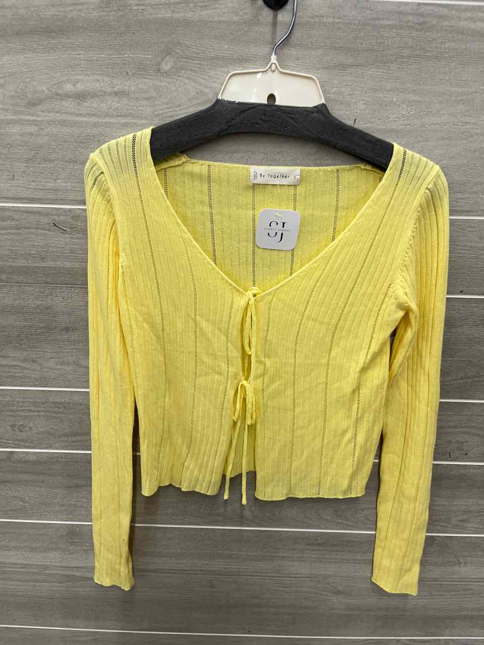 By Together Size S Yellow Womens Shirt