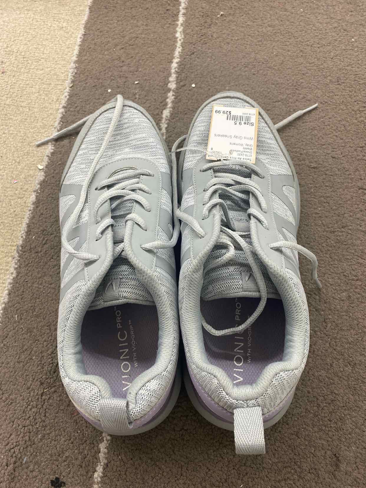 Vionic Gray Womens Size 9.5 Shoes/Footwear