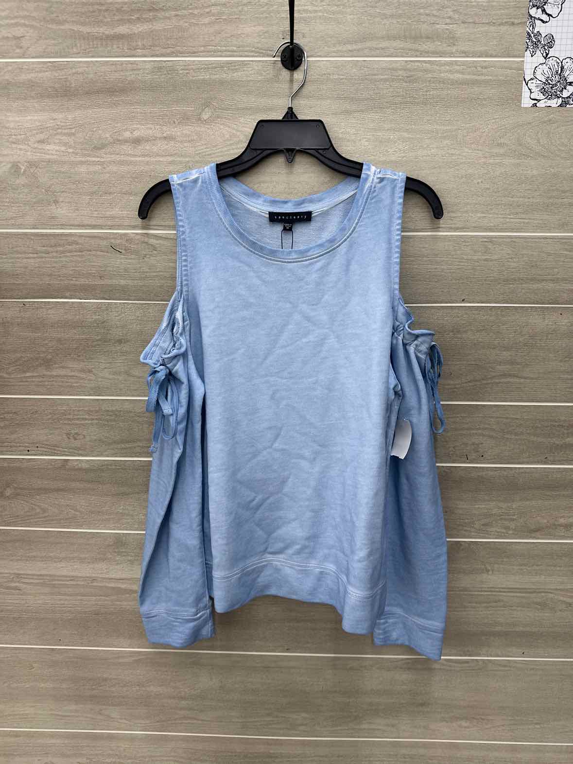 Sanctuary Blue Womens Women Size M Sweatshirt