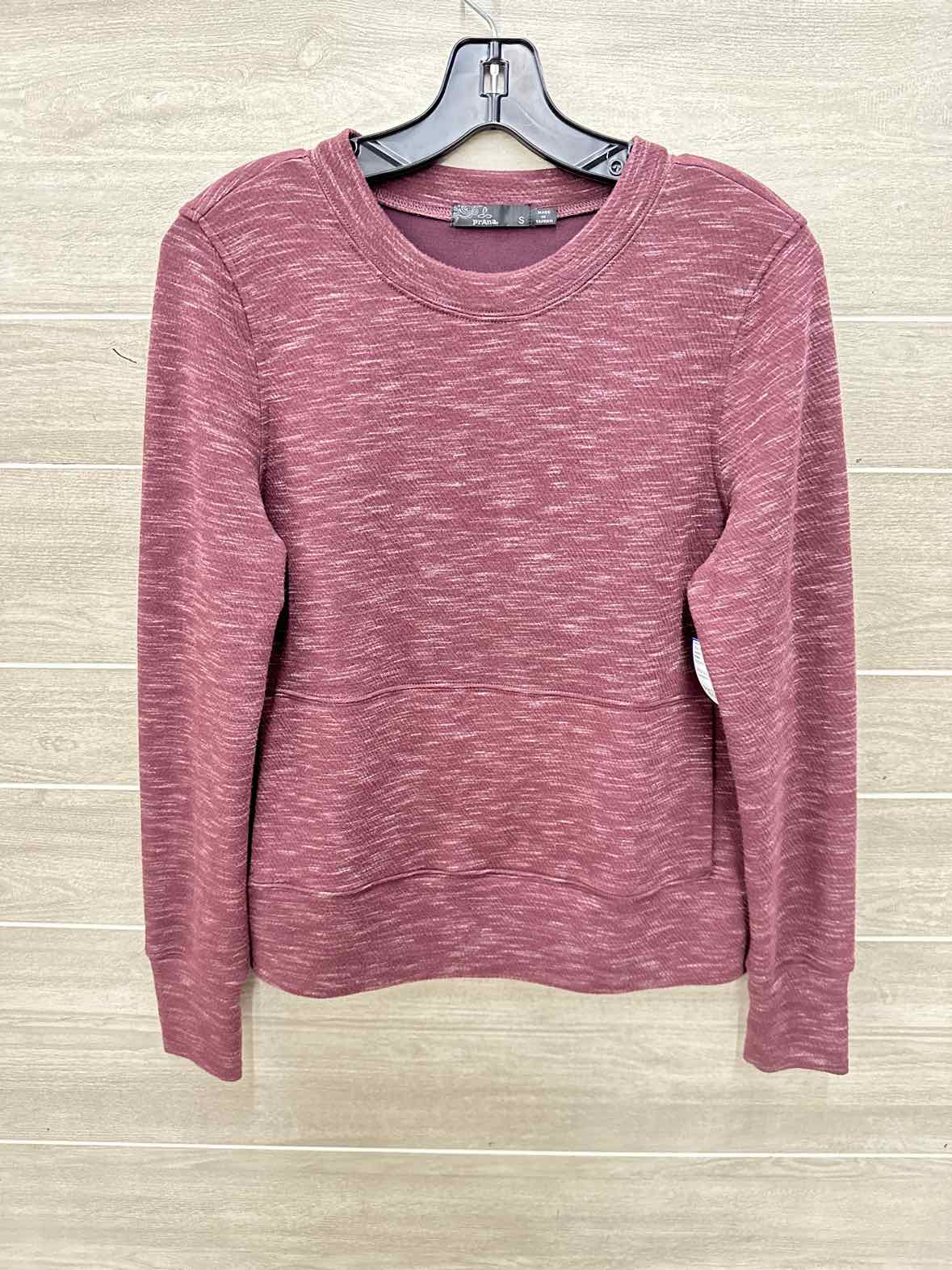 Prana Size S Burgundy Womens Sweatshirt