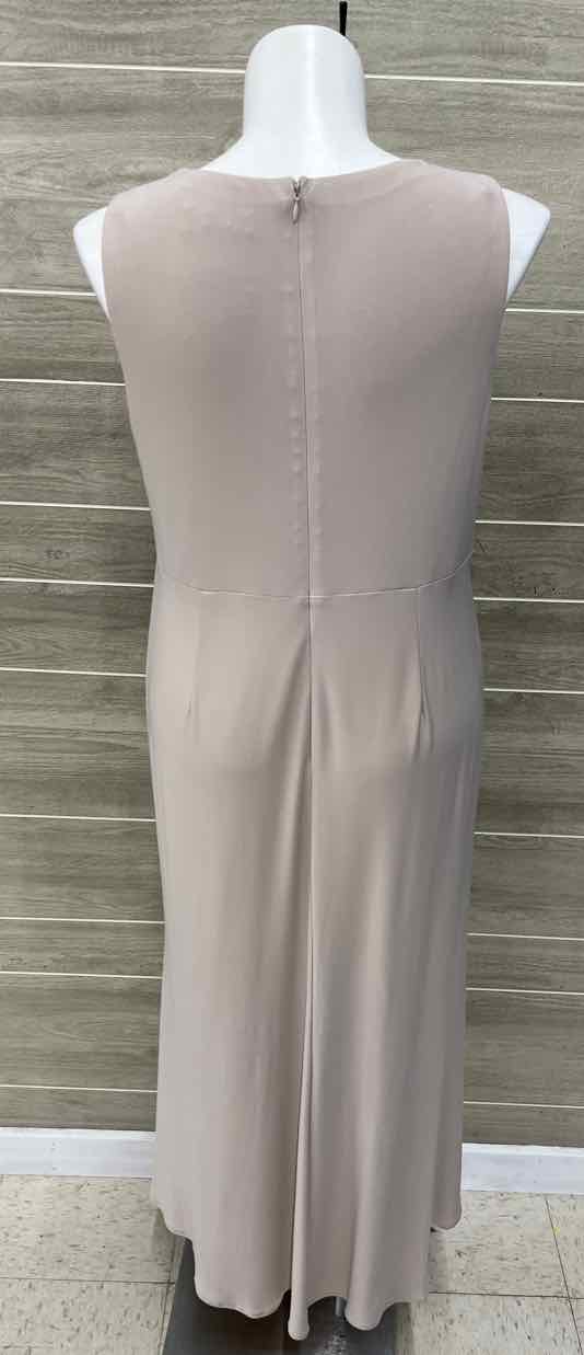R&M Richards Tan Womens Women Size 16 Gown/Evening Wear