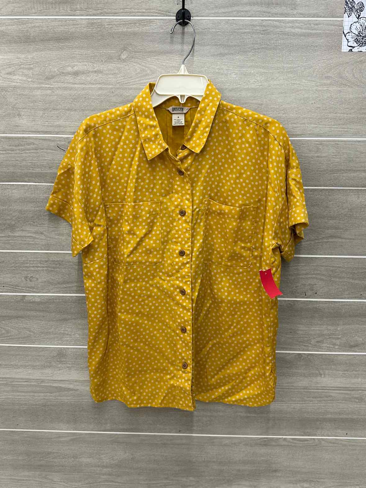 Duluth Yellow Womens Women Size Small Shirt