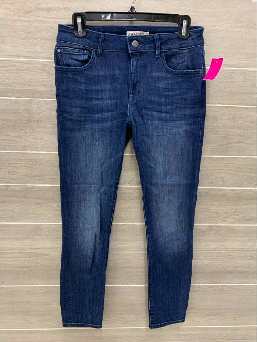 Warp + Weft Blue Womens Size 4 Jeans