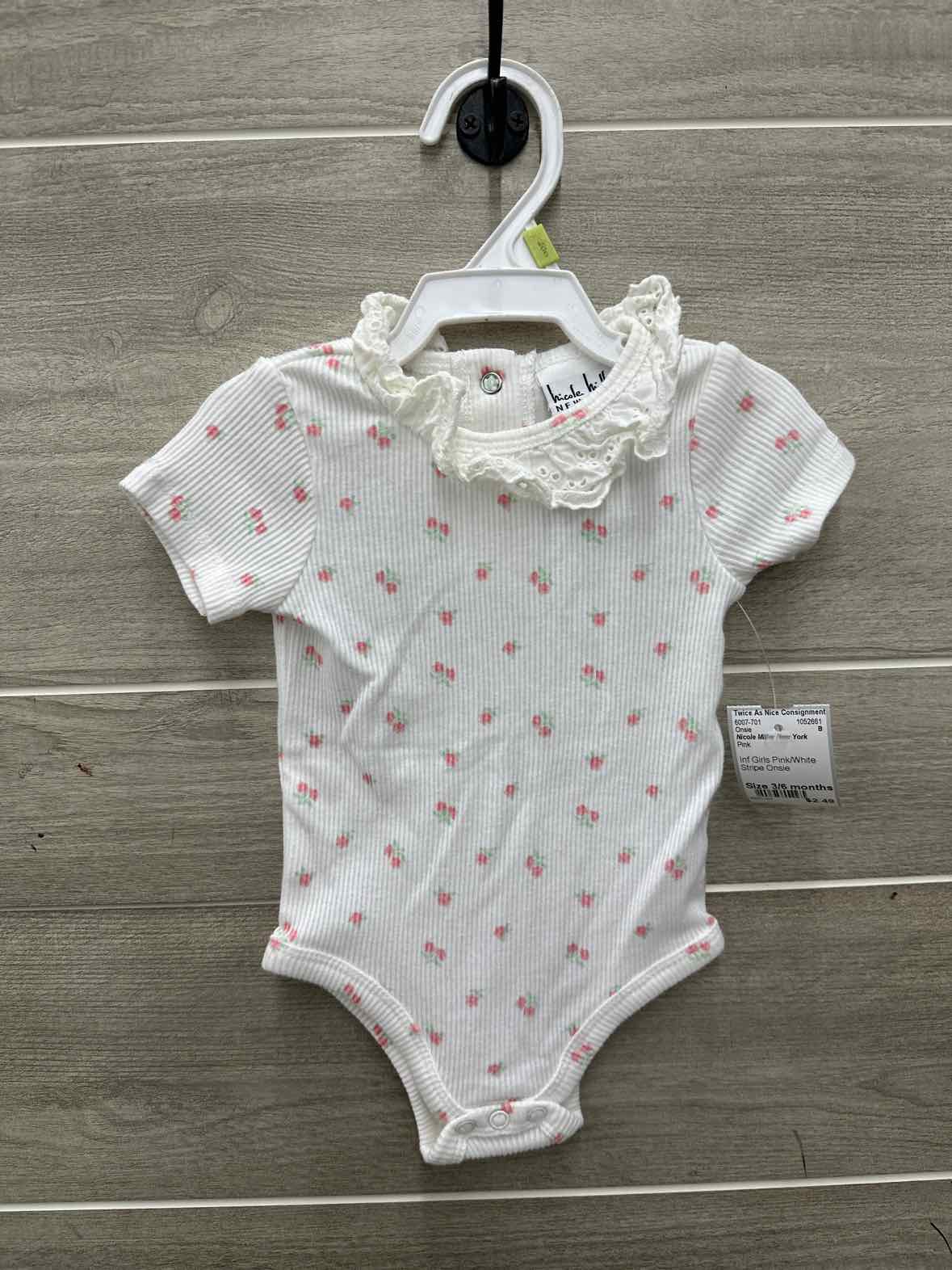 Nicole Miller New York Infant 3/6 months Onsie