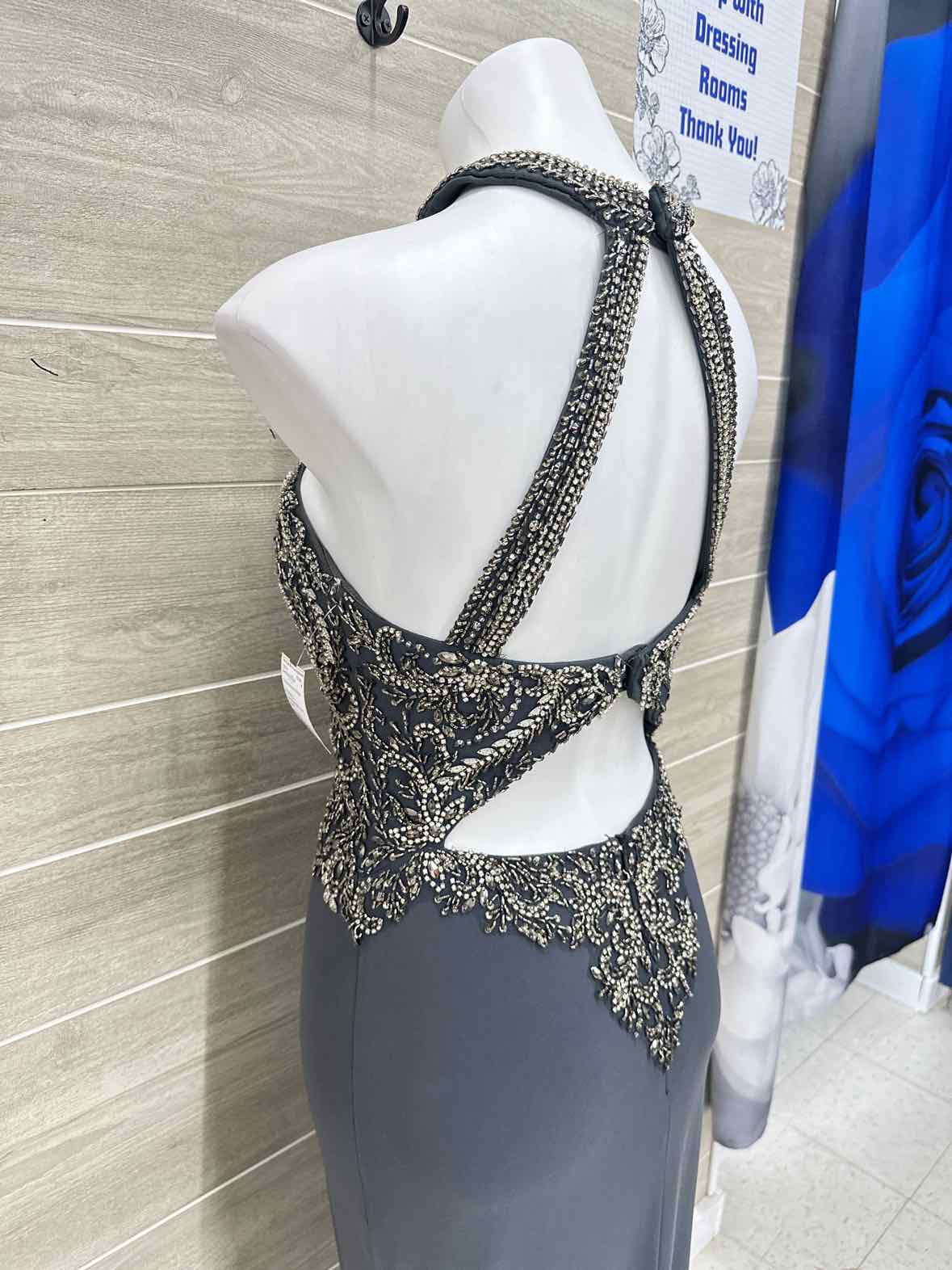 Size 6 Gray Womens Gown/Evening Wear