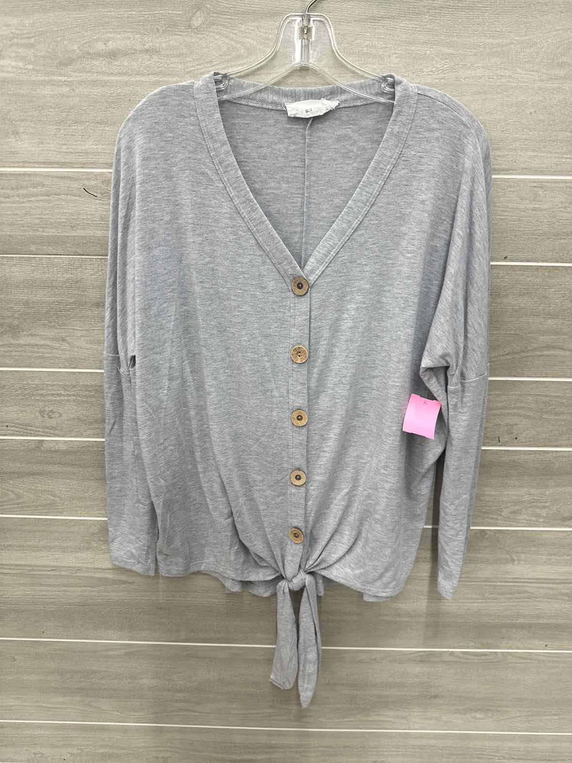 Ellie Autumn Size S Gray Womens Shirt