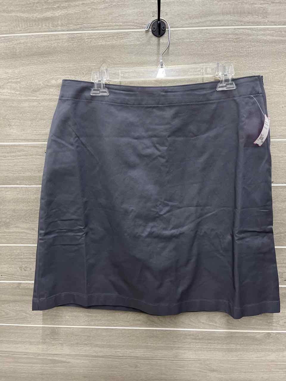 Lands End Size 10 Gray Womens Skirt