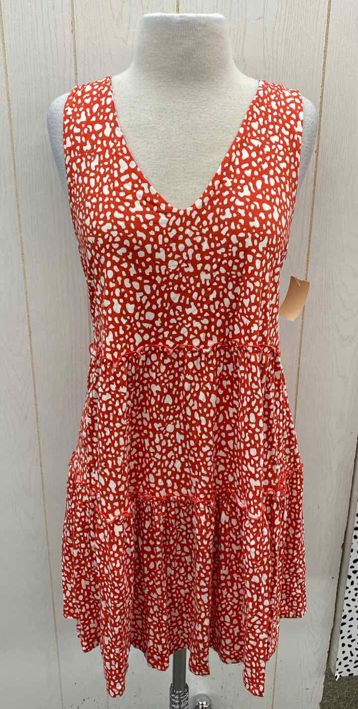 Orange Womens Size 8 Dress