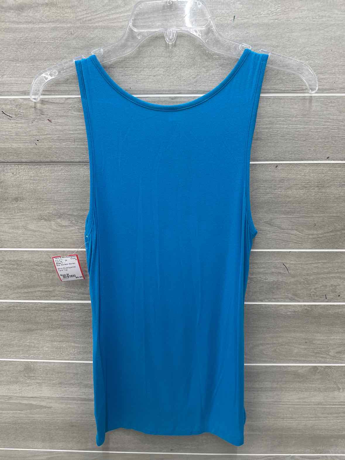 Studio Y Size M Blue Womens Tank Top