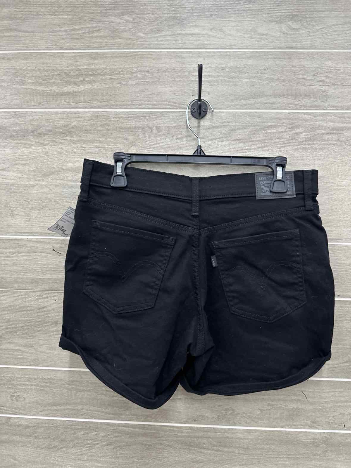 Levis Size 10 Black Womens Shorts