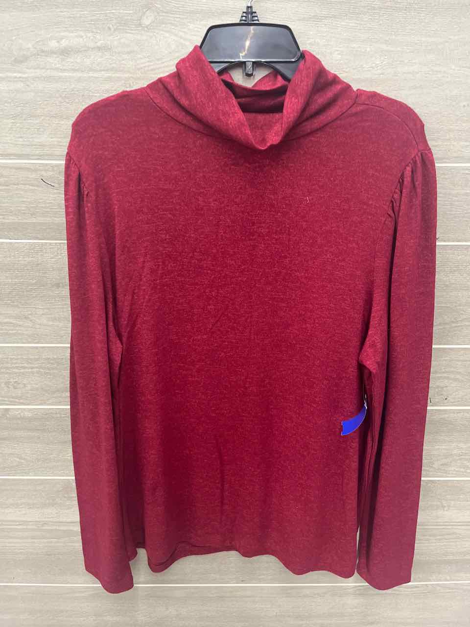 LOFT Size XL Burgundy Womens Shirt