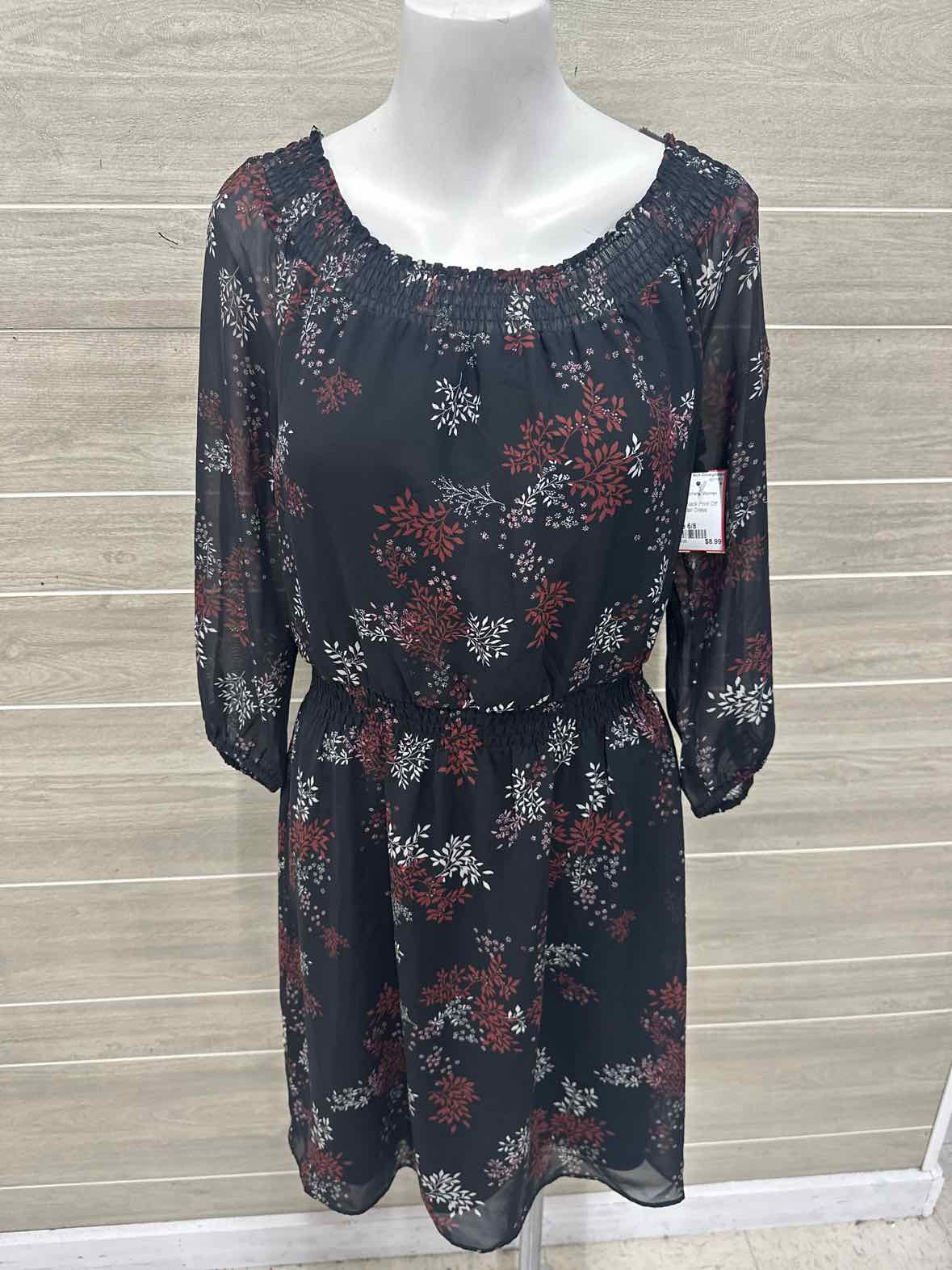 Maurices Size 6/8 Black Womens Dress