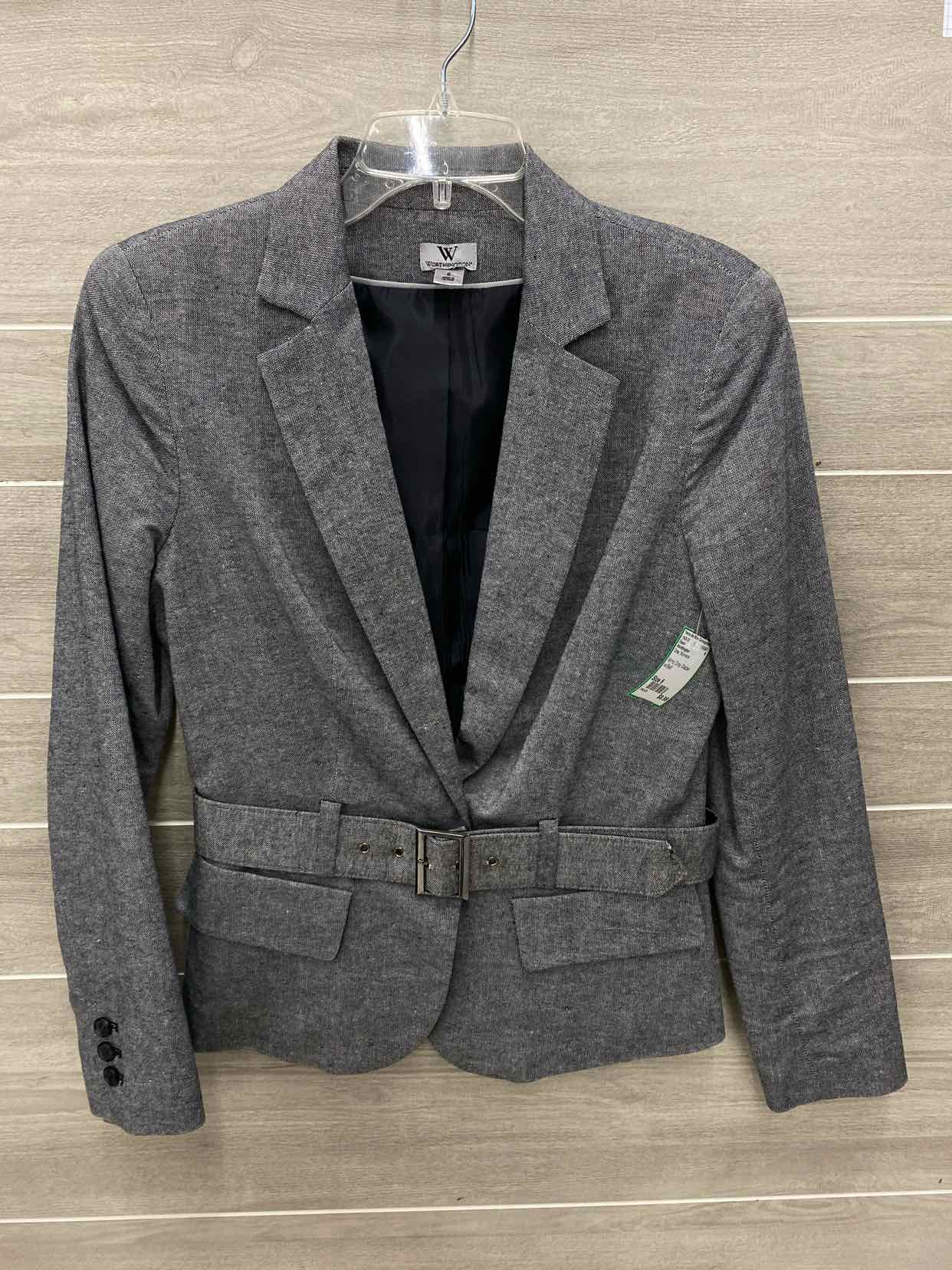 Worthington Gray Womens Size 6 Blazer