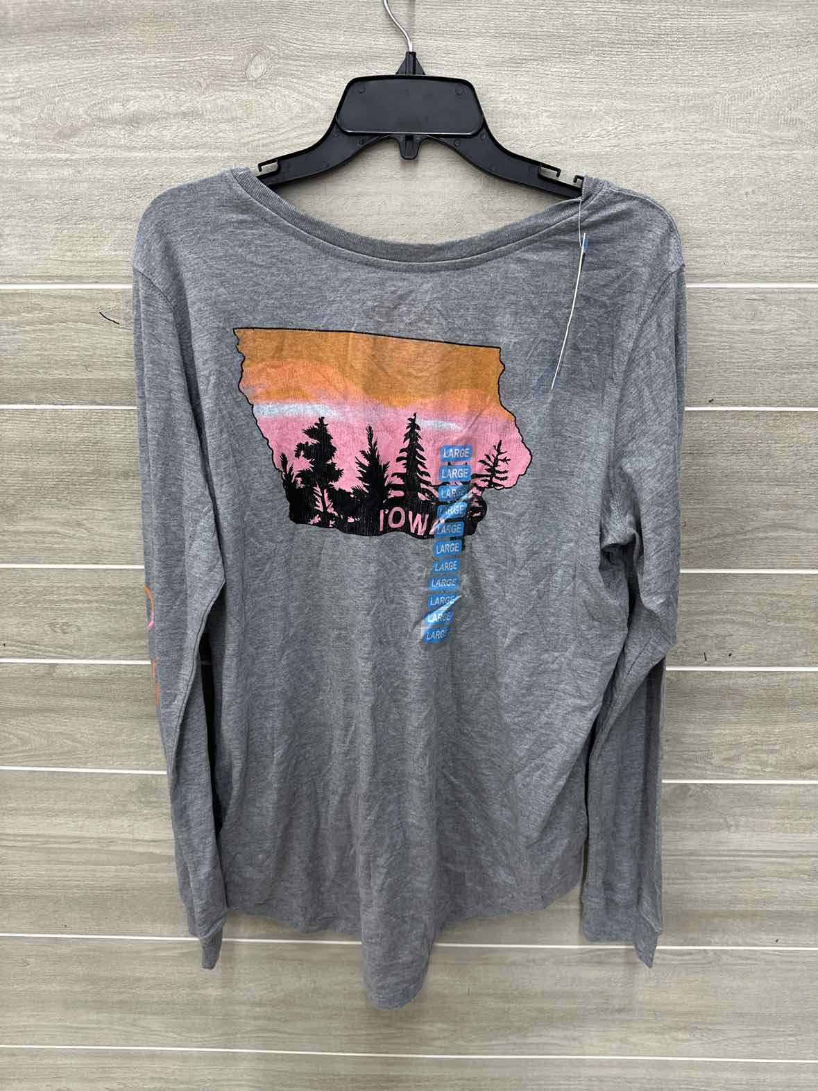 Size L Gray Womens Shirt