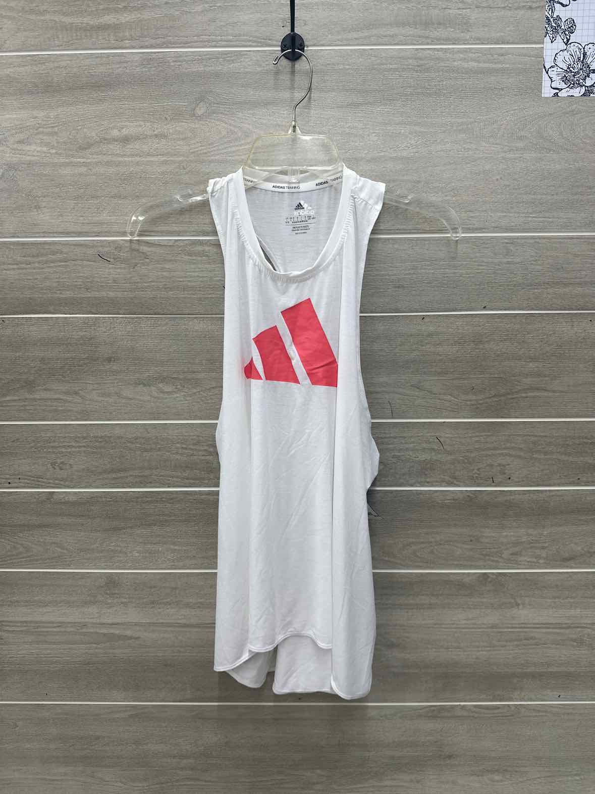 Adidas Size L White Womens Tank Top