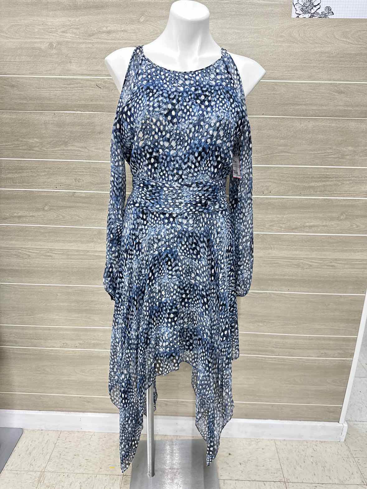 BCBG Maxazria Blue Womens Size 10 Dress