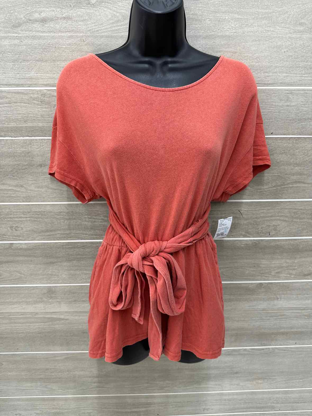 Free People Orange Womens Size XS/S Romper  Twice As Nice Consignments
