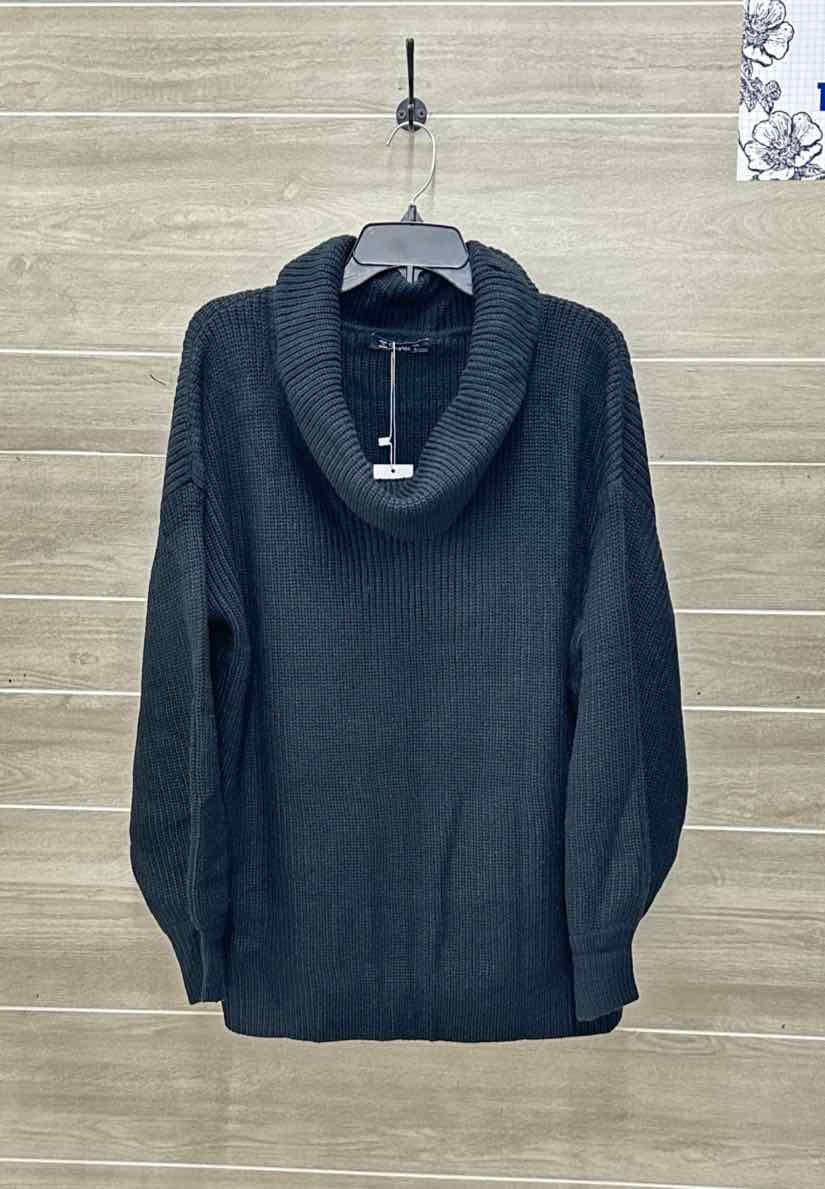 Simplee Black Womens Women Size L Sweater