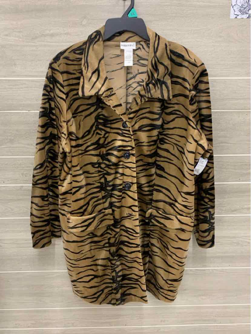 Fashion Bug Brown Womens Size 16/18 Jacket (Outdoor)