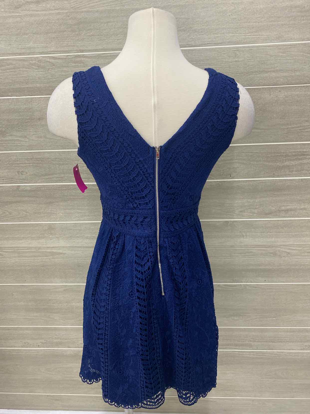 ALYA Blue Womens Size 6 Dress