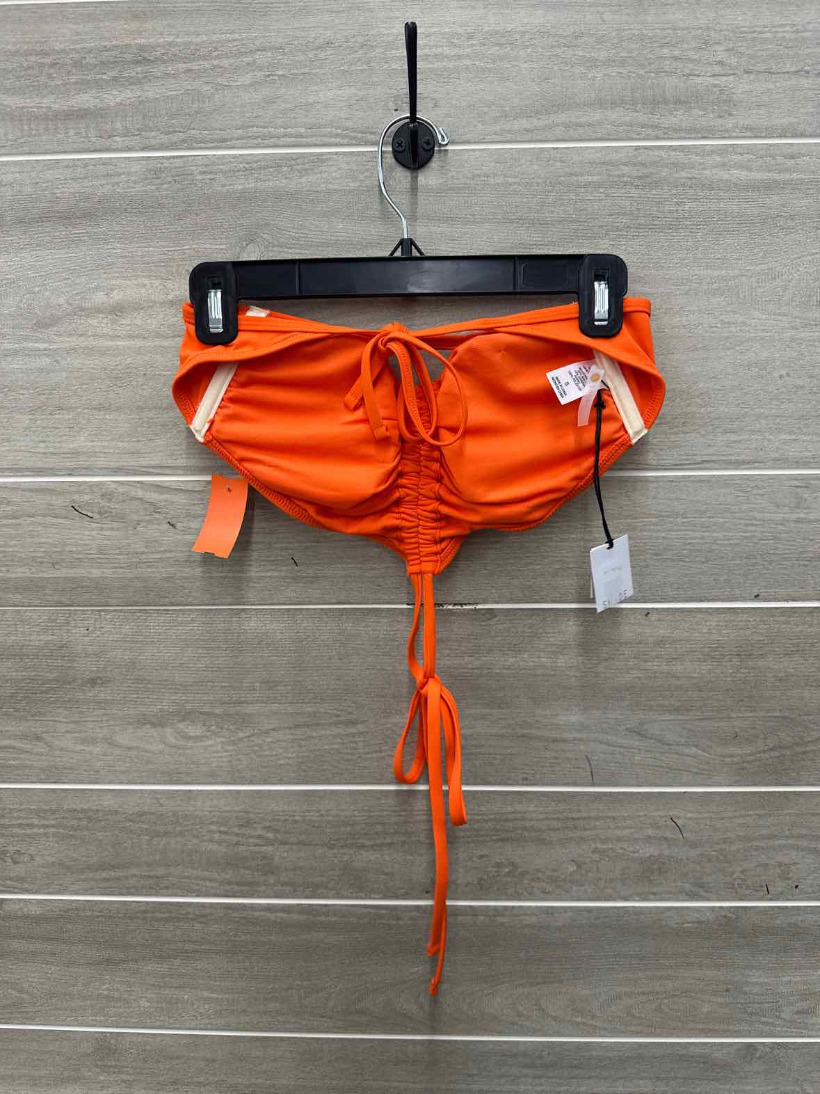 Shade & Shore Size S Orange Womens Swimsuit