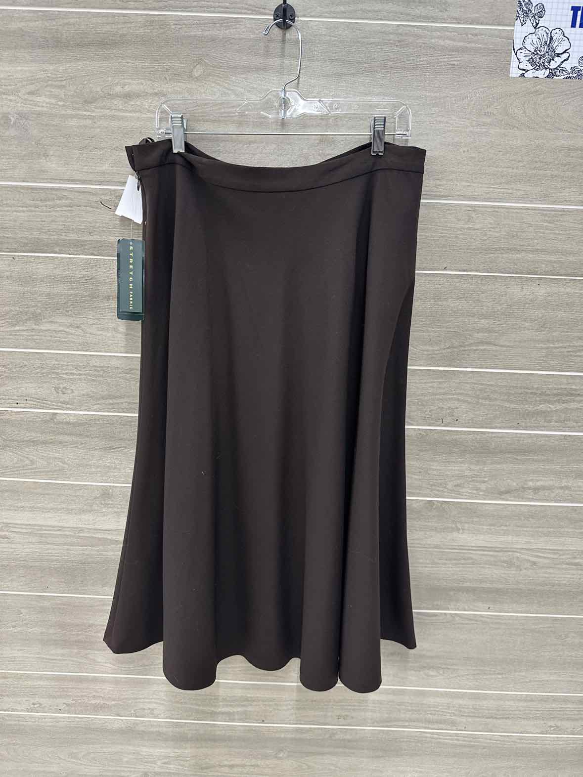 Ralph Lauren Brown Womens Women Size 14 Skirt