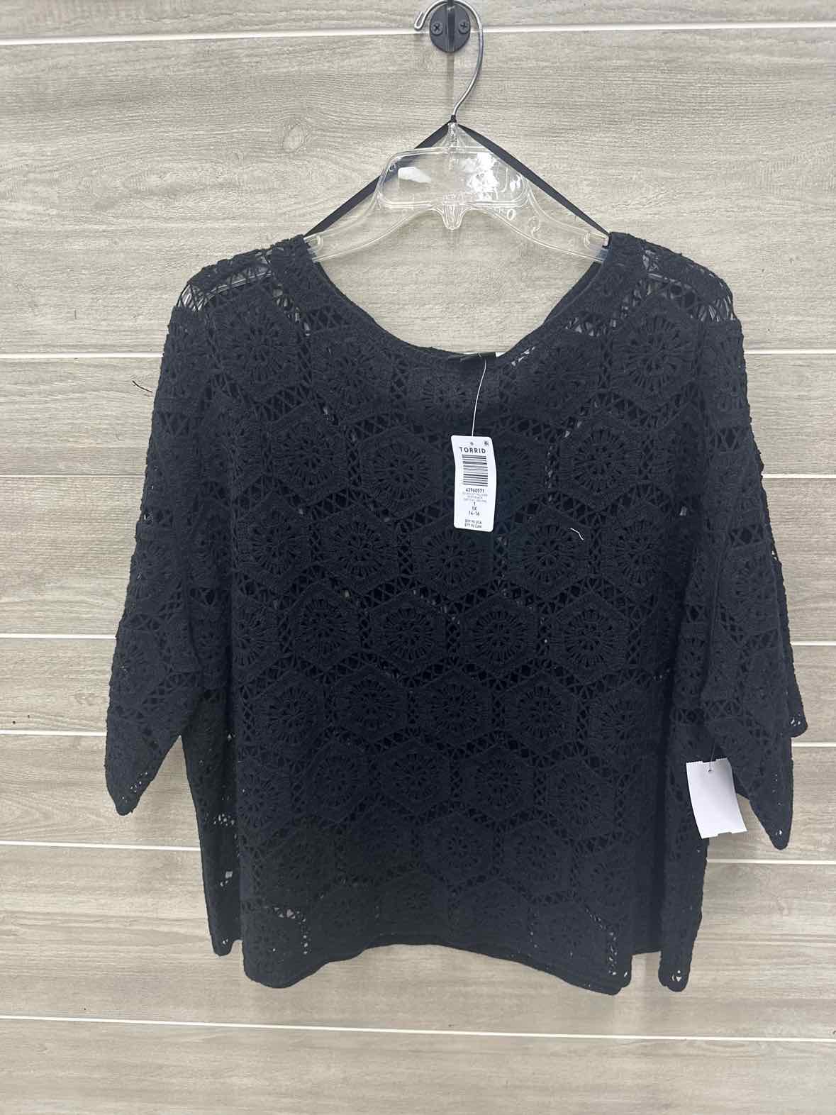 Torrid Size 1X Black Womens Shirt