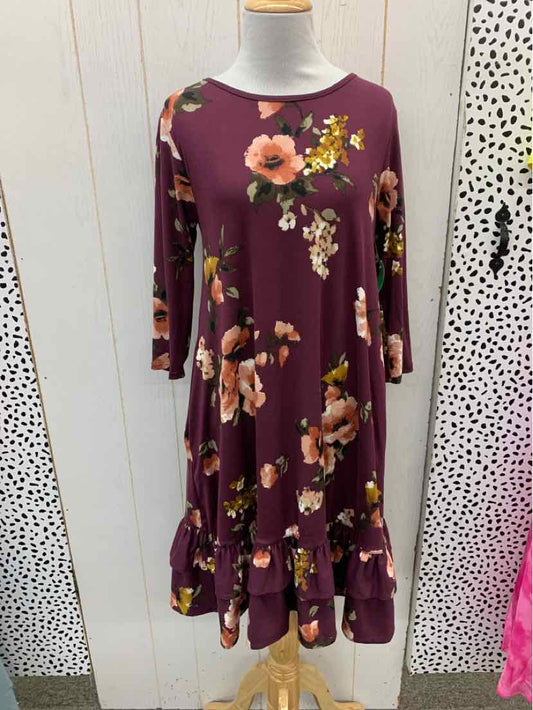Riah Purple Womens Size 6 Dress