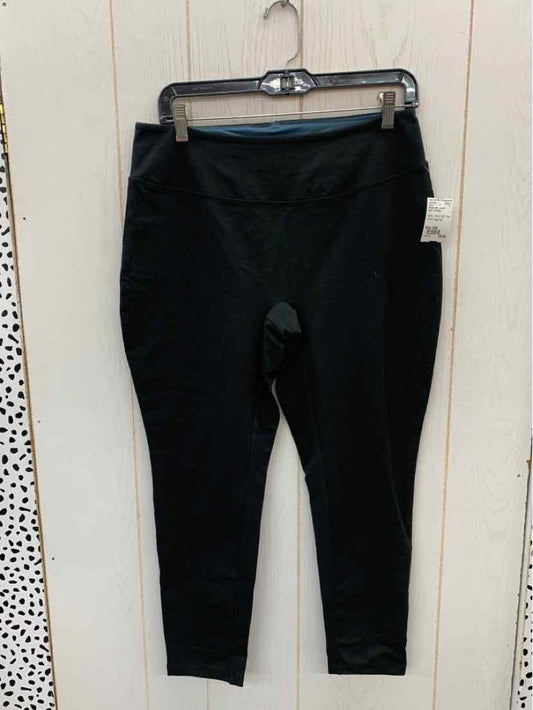 Woman With Control Black Womens Size S/M Pants
