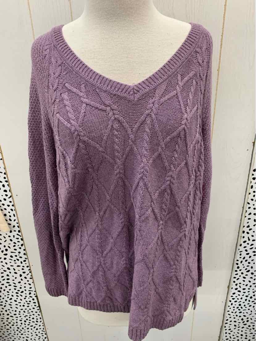 Sonoma Purple Womens Size M Sweater