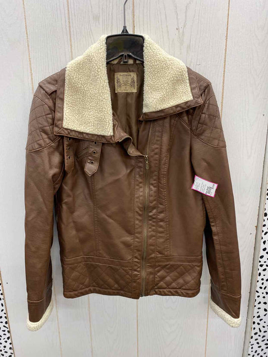 Ruff Hewn Brown Womens Size Small Jacket (Outdoor)