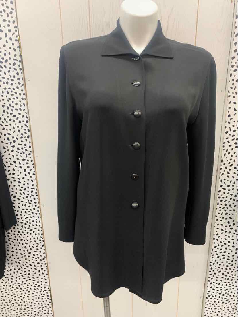 Dana Buchman Black Womens Size 10 Blazer