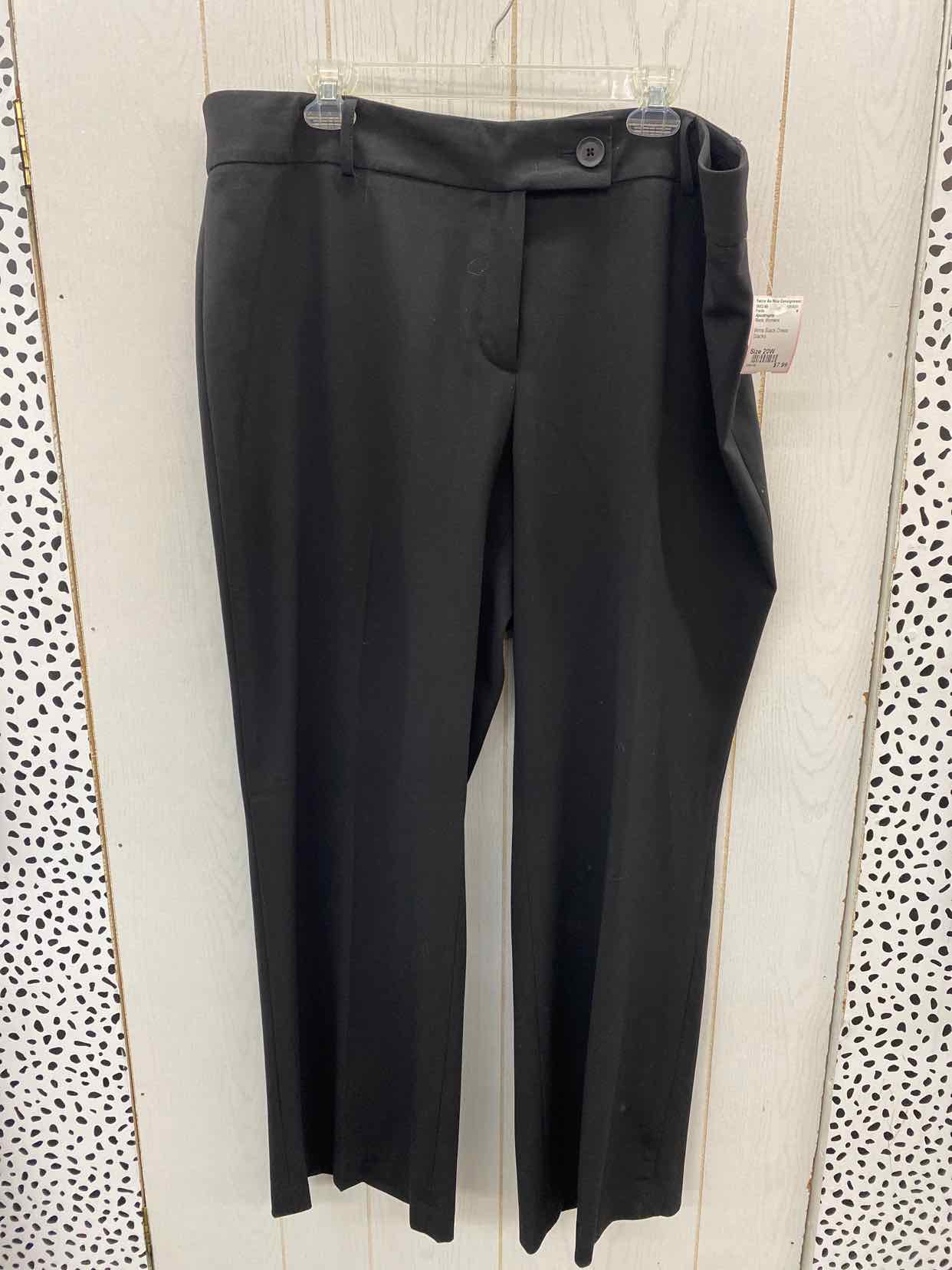 Apostrophe Black Womens Size 20W Pants – Twice As Nice Consignments