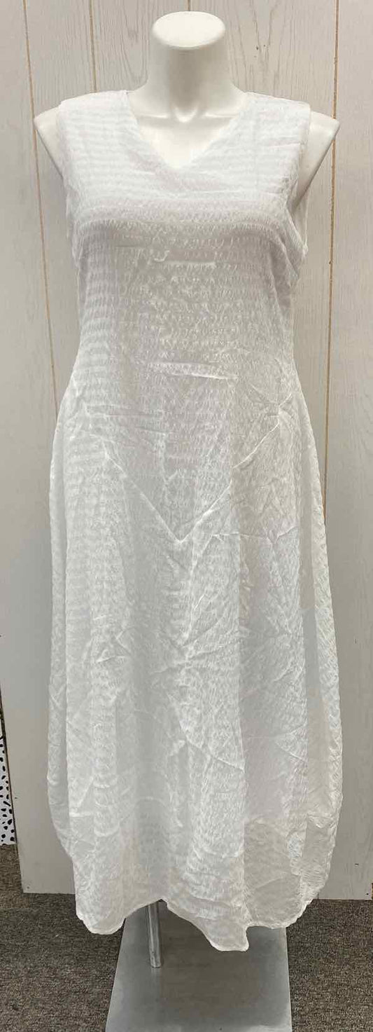 Truth + Style White Womens Size 10/12 Dress