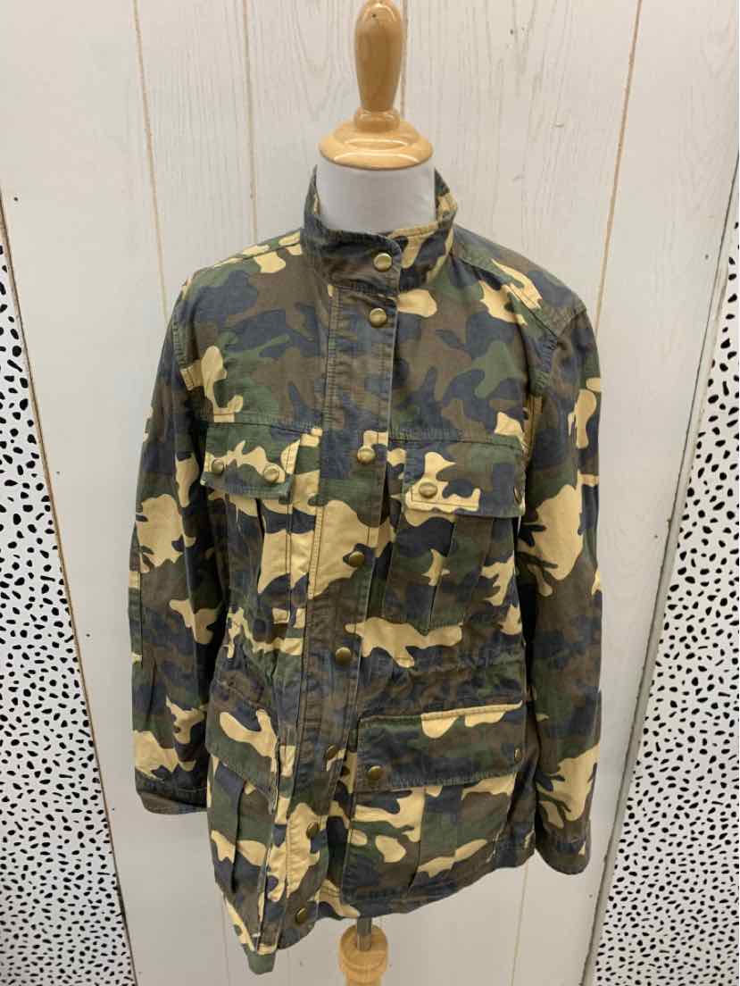 Gap camo jacket sales womens