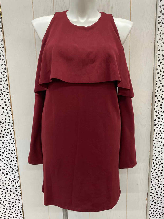Very J Burgundy Womens Size 10/12 Dress