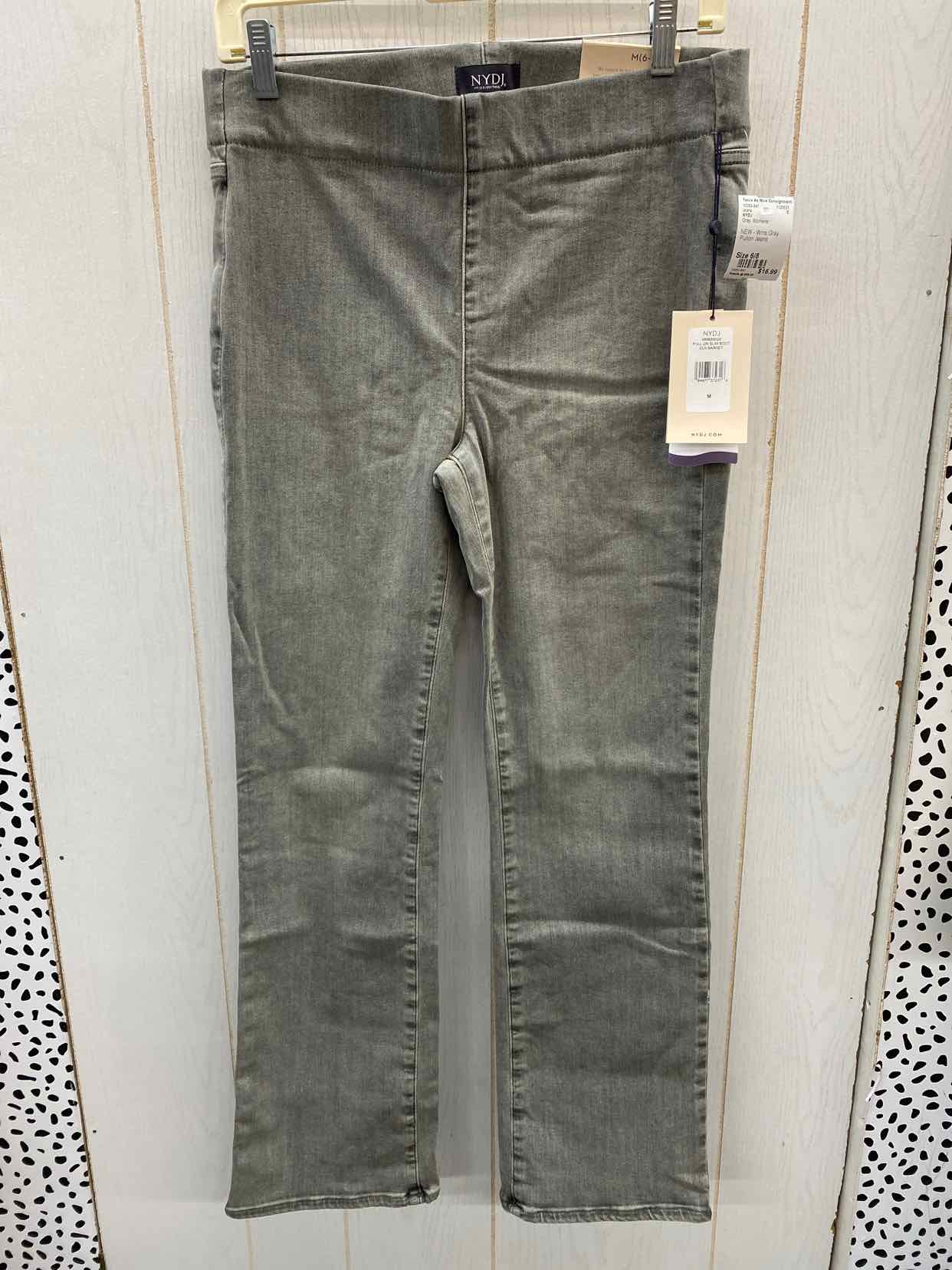 NYDJ Gray Womens Size 6/8 Jeans