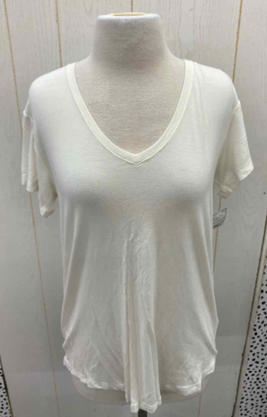 Abercrombie & Fitch White Womens Size Small Shirt