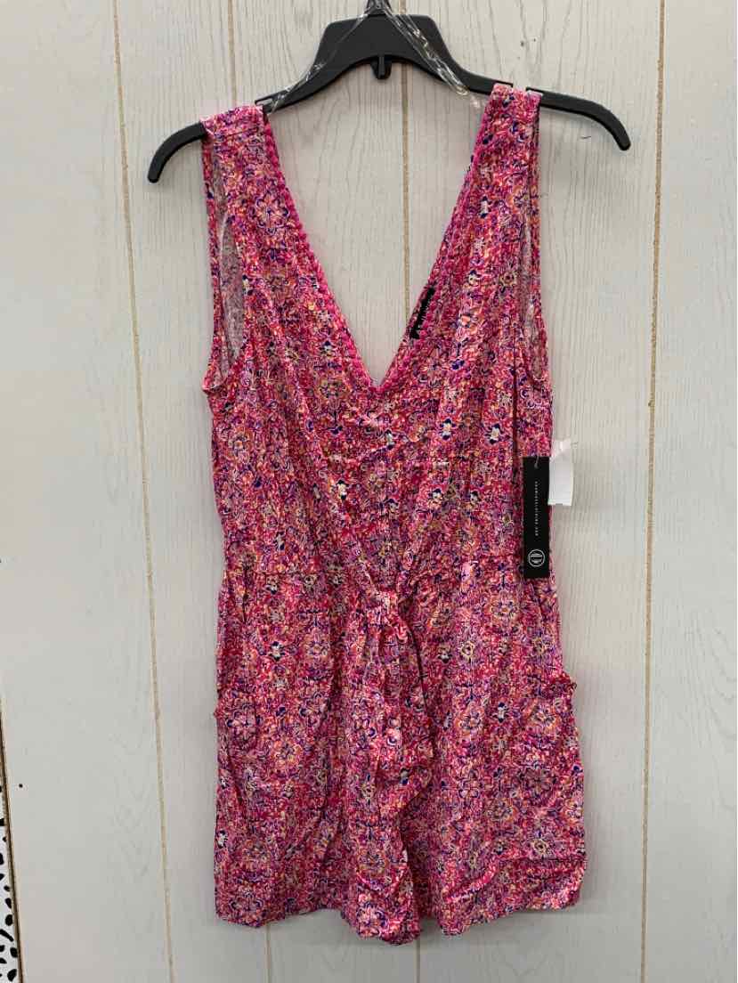 As U Wish Pink Womens Size 6 Romper