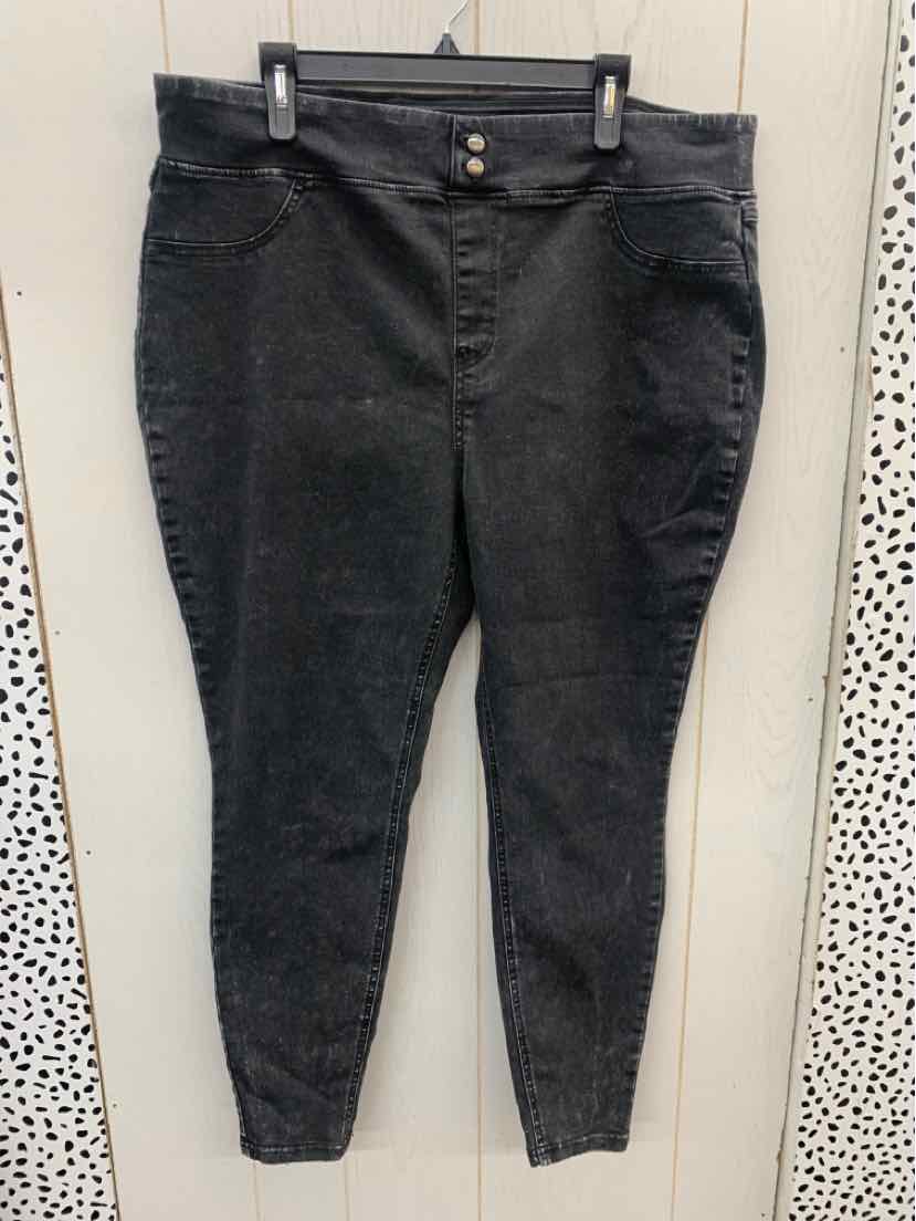 Terra & Sky Black Womens Size 16/18 Jeans – Twice As Nice Consignments