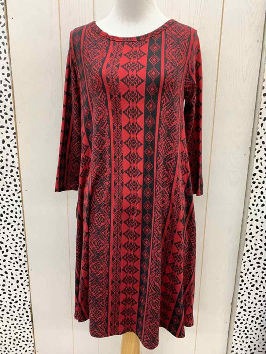 Honey & Lace Red Womens Size 6 Dress