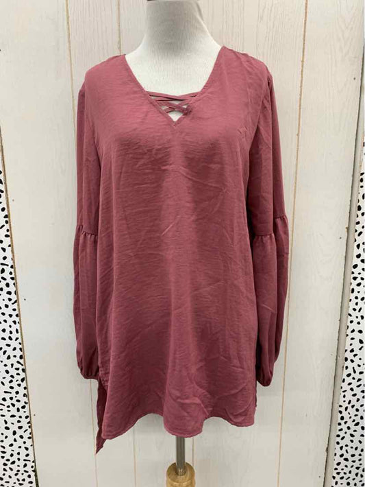 Maurices Pink Womens Size M Shirt