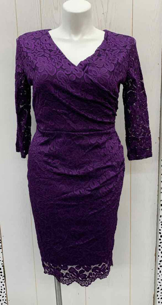 Purple Womens Size 10/12 Dress